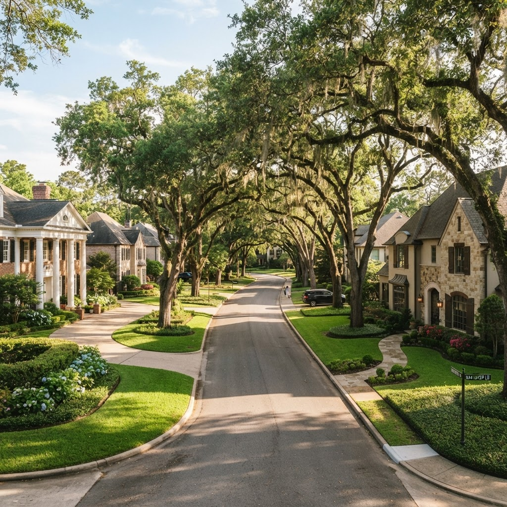 Memorial neighborhood in the Houston area